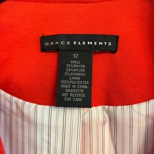 Grace Elements Red Pantsuit